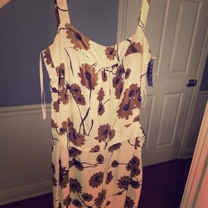 NWT Vera Wang Evening Collection Maxi Silk Dress